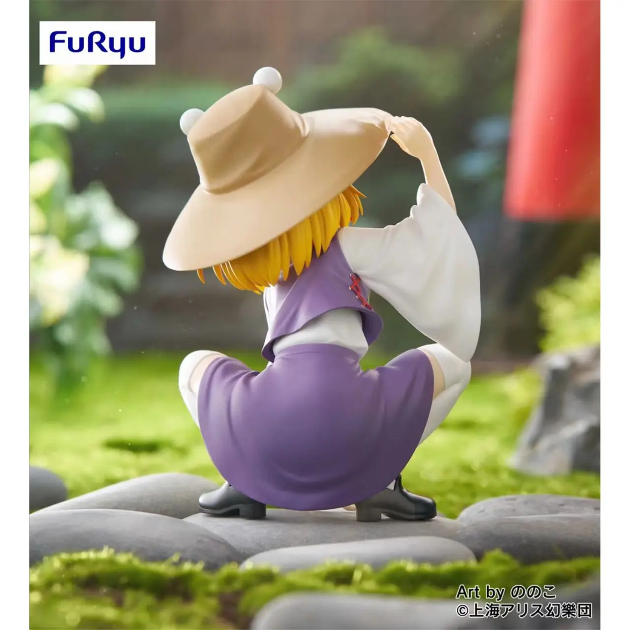Фото Оригинальная фигурка FuRyu с лапшой, Touhou Project Moriya Suwako, аниме-фигурка, экшн-орнамент, коллекционная модель №2