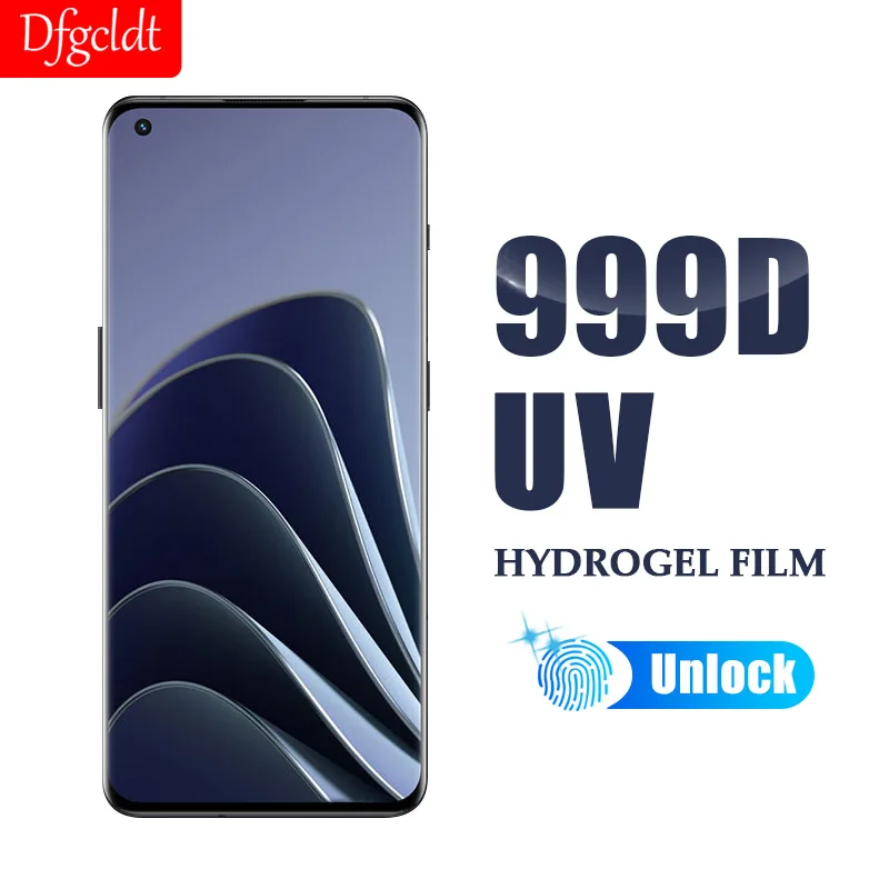 Full Cover UV Hydrogel Film for Oneplus 10 9 8 7 7T Pro 10R 9RT 9R 8T Screen Protector for Oneplus Ace Nord 2 2T N20 Soft Film