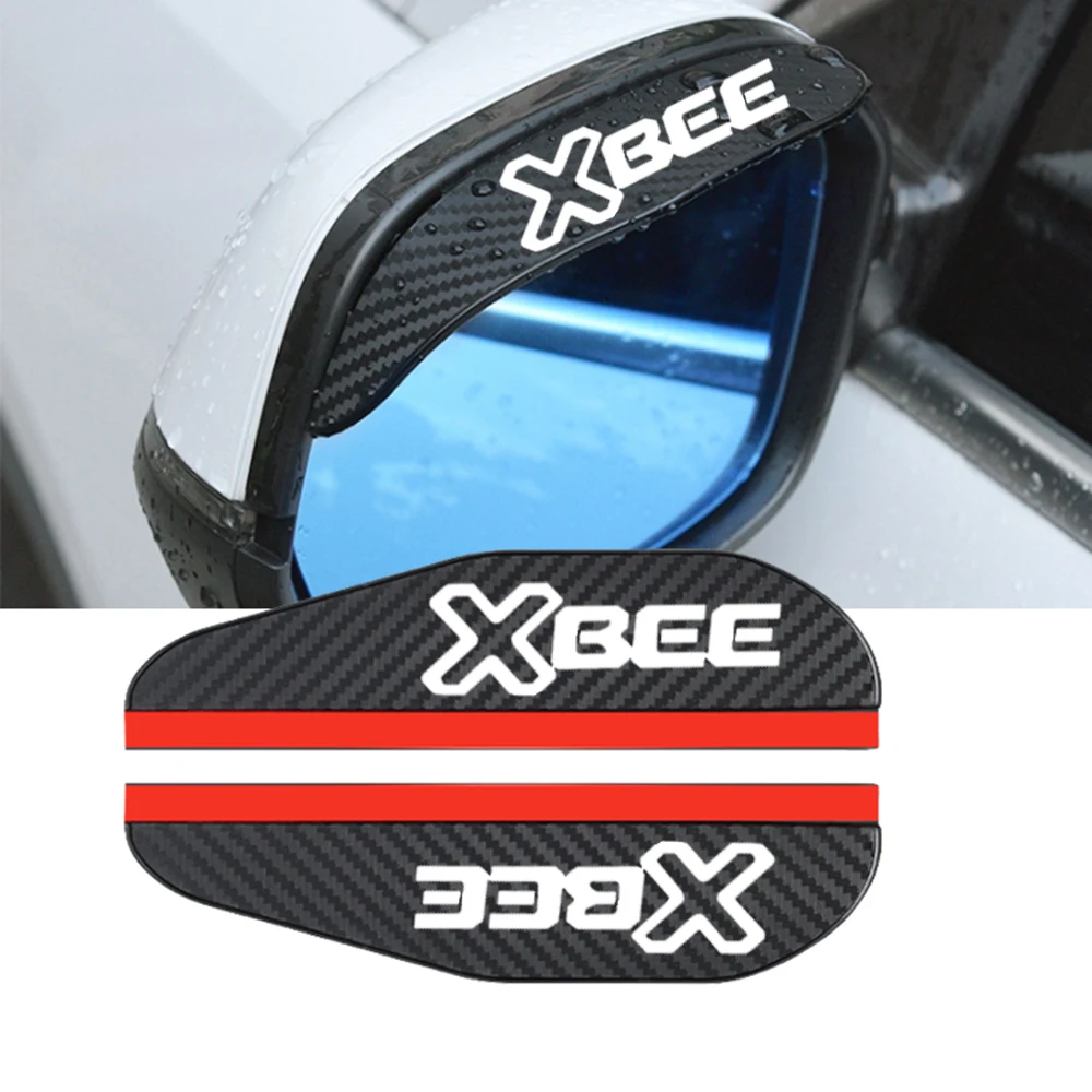 

2x Car Rearview Mirror Rain Eyebrow Protector Rain Sticker for Suzuki XBEE Weatherstrip Rain Shield Auto Accessories