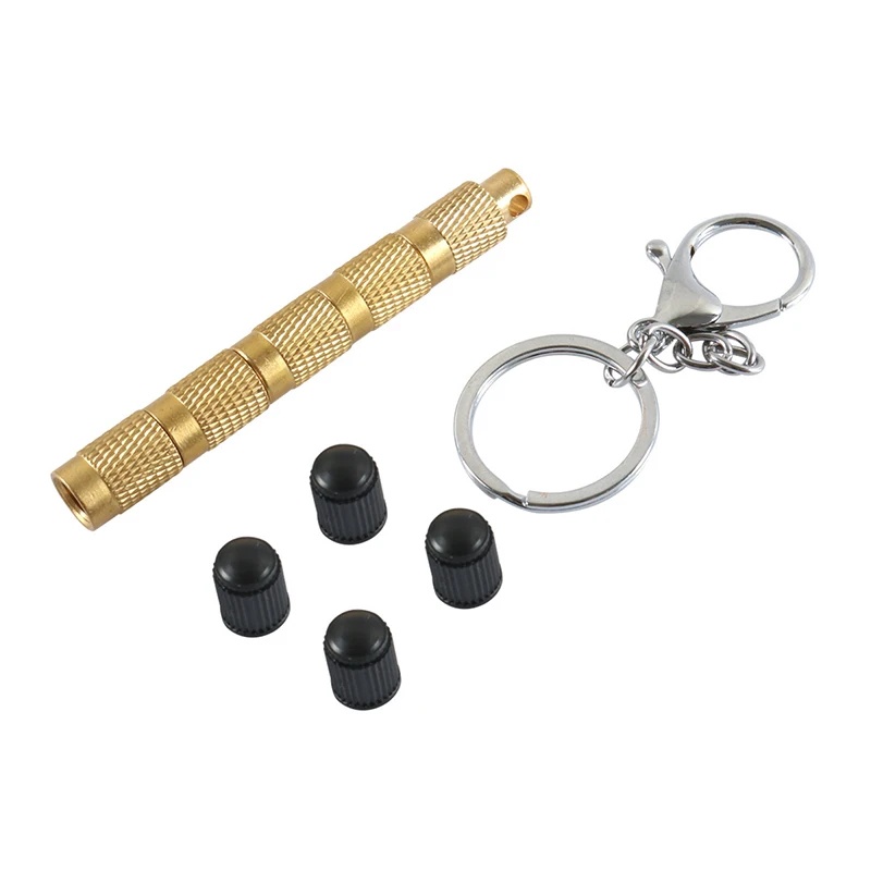 Дефлятор для шин 4 в 1 твердая латунь удобное хранение и использование