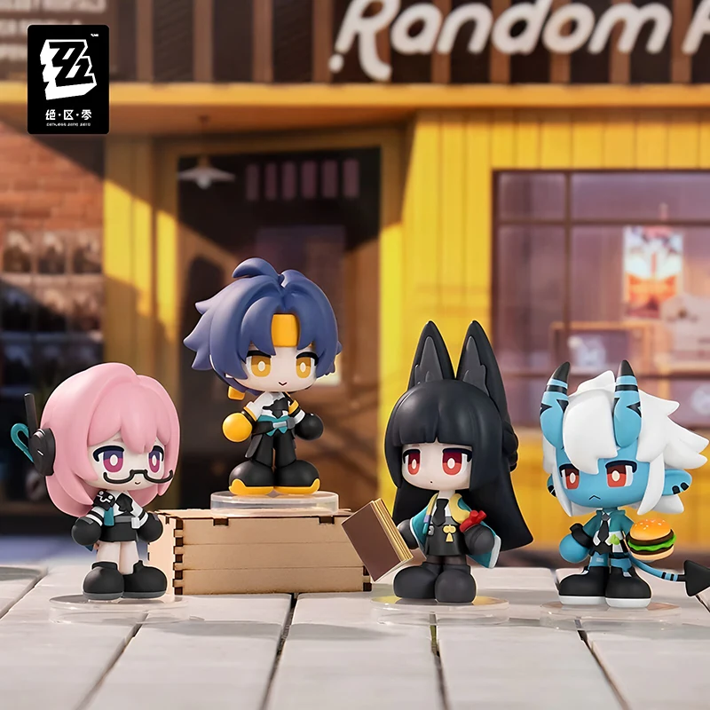 Фото Оригинальные мини-фигурки Zenless Zone Zero Tiny Agents Chibi в слепых коробках, коллекционные украшения для рабочего стола, подарок на день рождения для фанатов аниме. №3