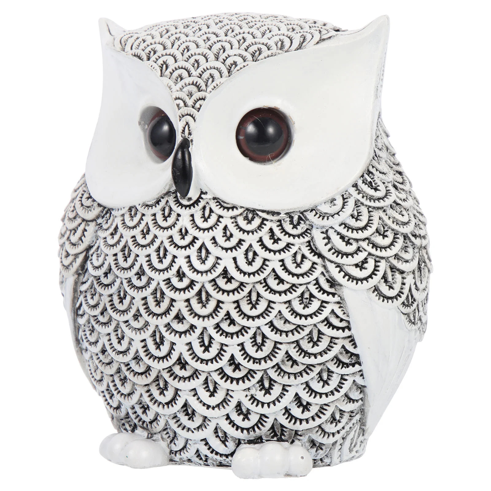 

Owl Animal Figurine Garden Resin Figurines Bird Ornament Sculpture Statues Decor Gift Toys Figure Decorations Small Statue Room