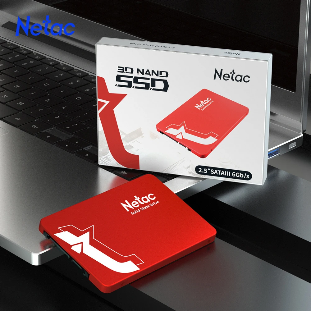 Жесткий диск Netac SSD 1 ТБ 240 ГБ 256 512 480 120 128 HD Внутренний твердотельный накопитель для