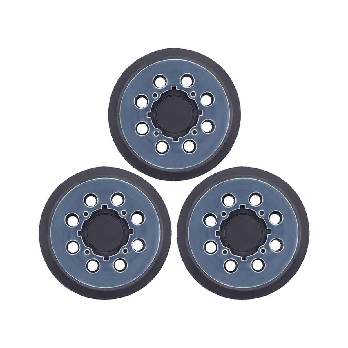 3 шт. подложка 5-дюймовая шлифовальная накладка 8 отверстий крючок и петля деталь