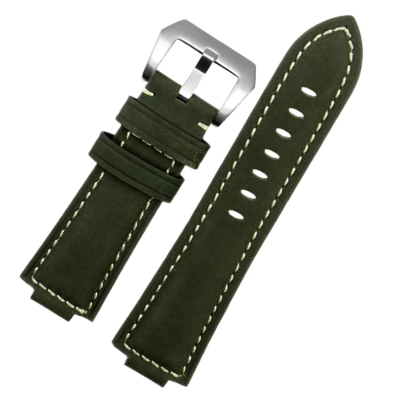 Vintage Watch Band Strap For Ca-sio DW5600 DW-5600 GW-B5600 GW-M5610 GA 110 100 120 GA2100 Modified Frosted Leather Watchband