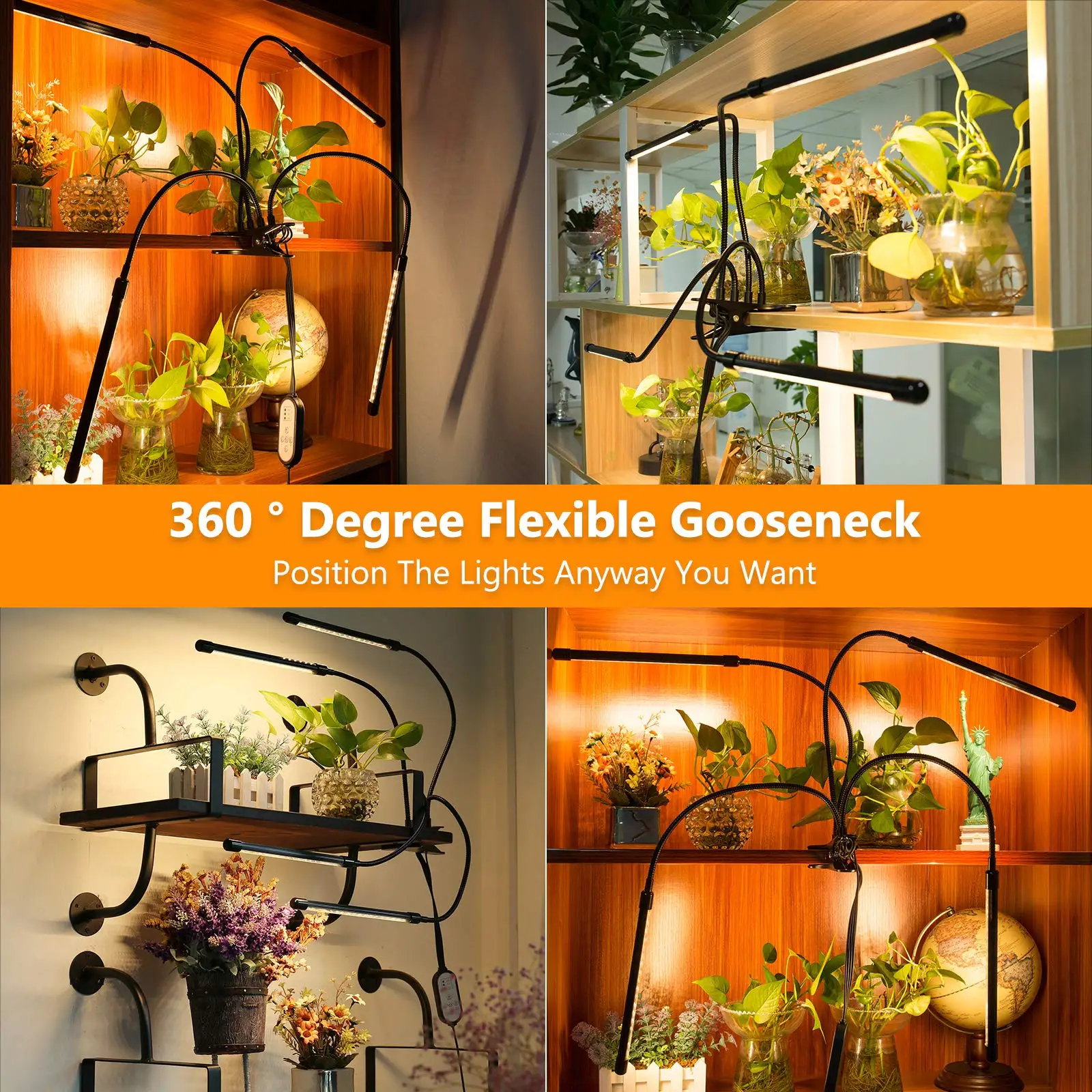 Светодиодный светильник для выращивания растений USB фитолампа полного спектра