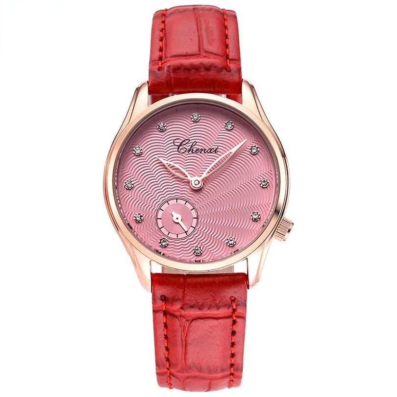 

Fashion Simple Design Women Quartz-Watches CHENXI Brand Luxury Clock For Ladies Leather Strap Quartz Wrist Watches Female Watch