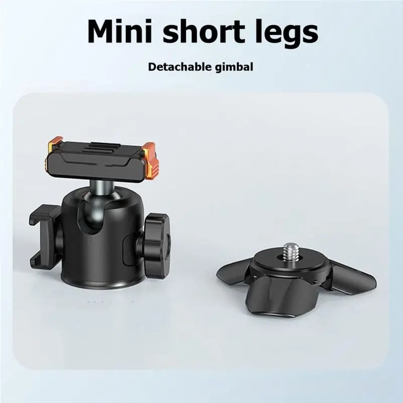 Фото Мини-штатив T24C TP39 с быстросъемным креплением для DJI Action 6/5 Pro/4/3, магнитный, 360° °   Основание для шаровой головки №2