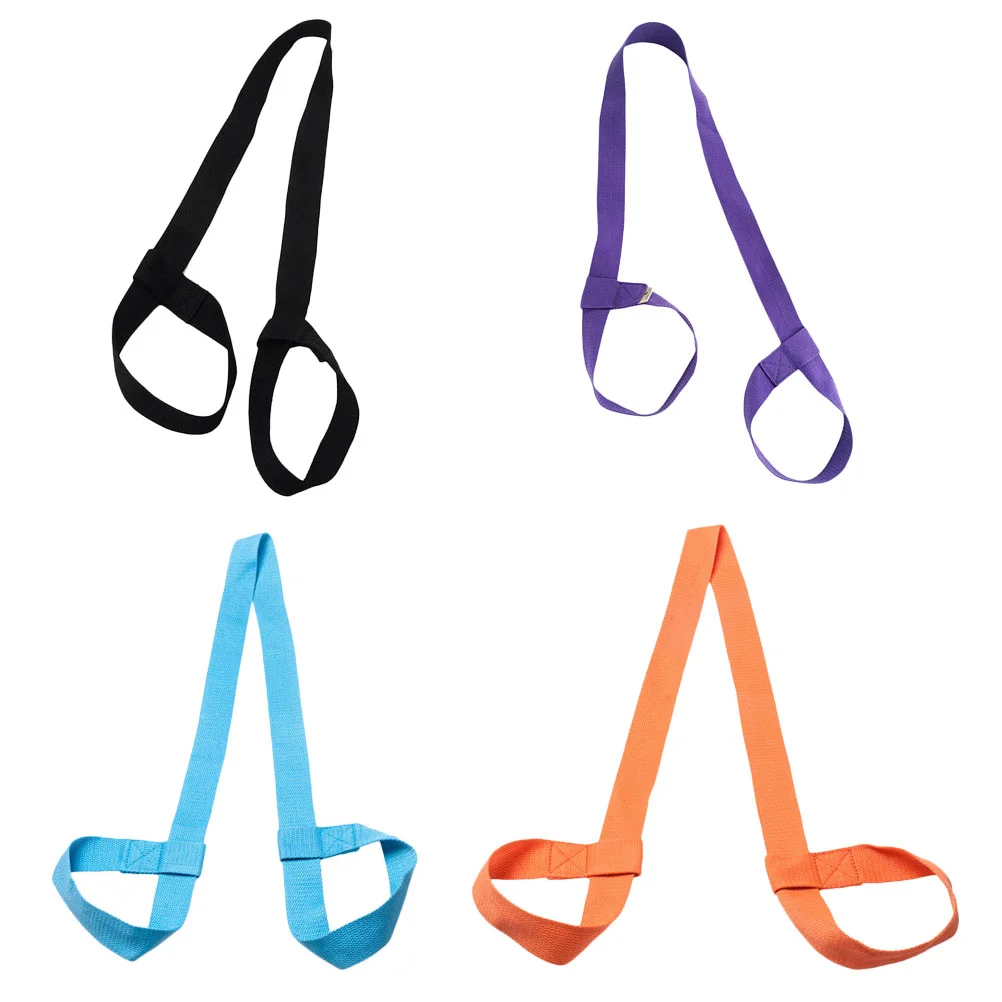 

4PCS Portable Yoga Mat Straps Durable Yoga Straps Multi-functional Fixing Straps