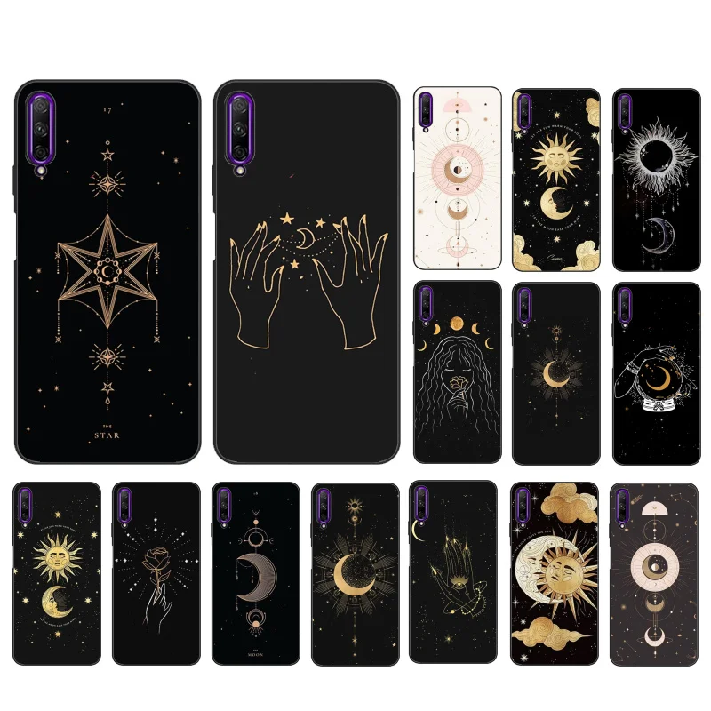 

Witches moon Tarot Mystery Totem Case for Huawei P30 P40 Lite P40Pro Mate 20 Pro 20 X Nova 9 8 8i Y9 Y5P Y6P Y7A Y9A Y8S