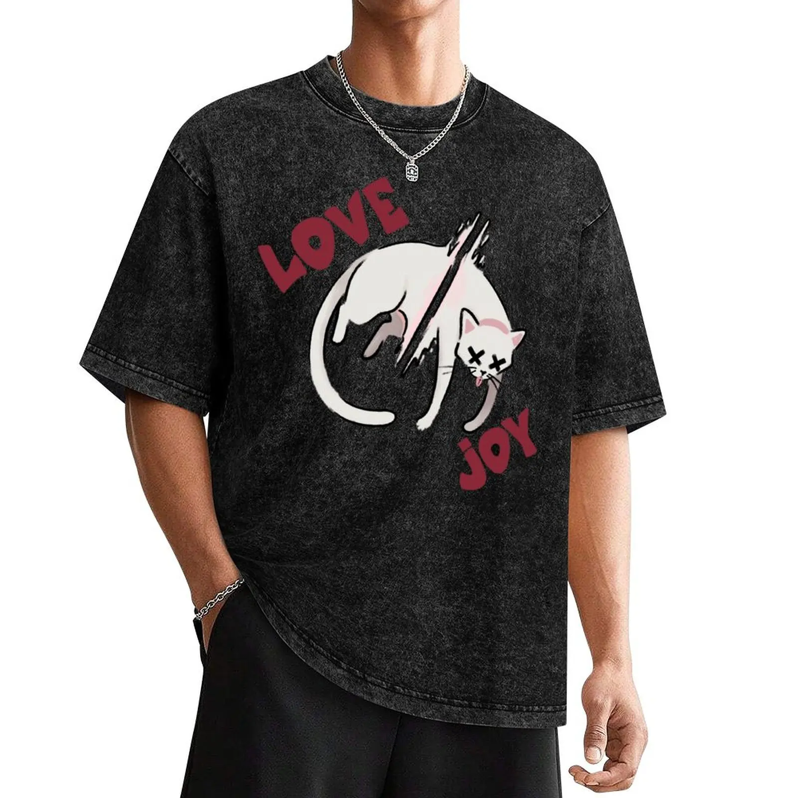 Lovejoy группа мертвый кот Футболка пот дизайнерские рубашки летние топы футболки