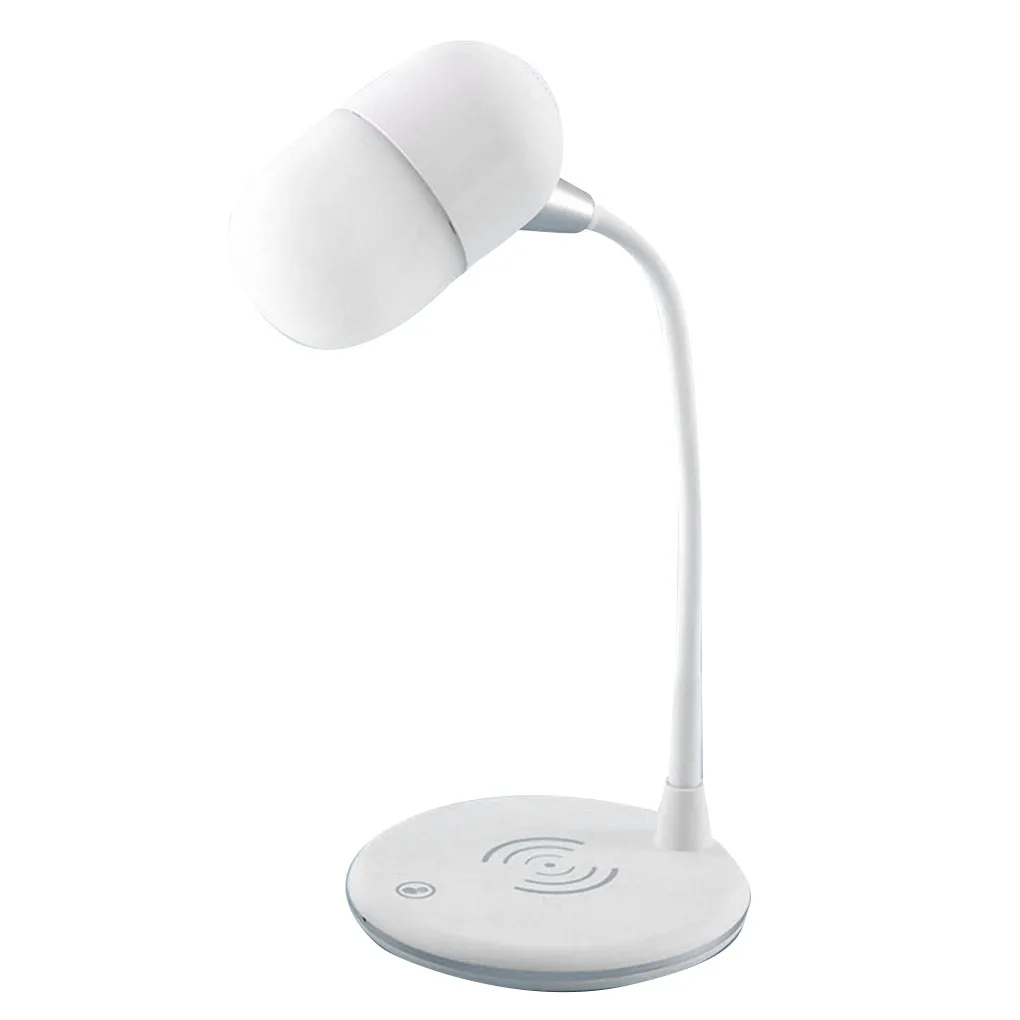 

3 in 1 Multifunction Table Lamps LED Desk Lamp Wireless Charging Bluetooth Speaker Foldable Desktop Light