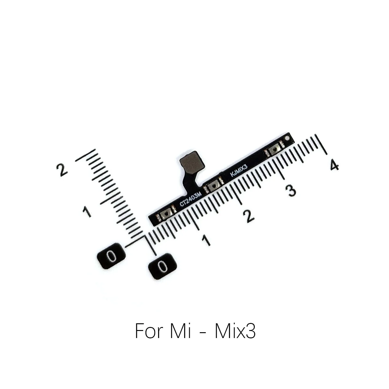Фото Для Xiaomi A2, 6X, A2 Lite, A3, CC9E, CC9 Max, Max2, Max3, Mix, Mix2, Mix3, Mix4, Civi2, Civi3, Civi4 Pro: шлейф кнопки питания и регулировки громкости (On/Off) №5