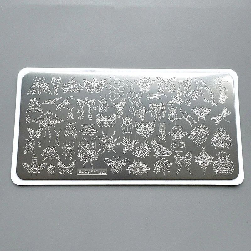 XMQ NAIL ART СТЕМПИРУЮЩИЕ ПЛАТКИ ДЛЯ ПЛОСКИХ ЦВЕТОК IMAGE PLATE