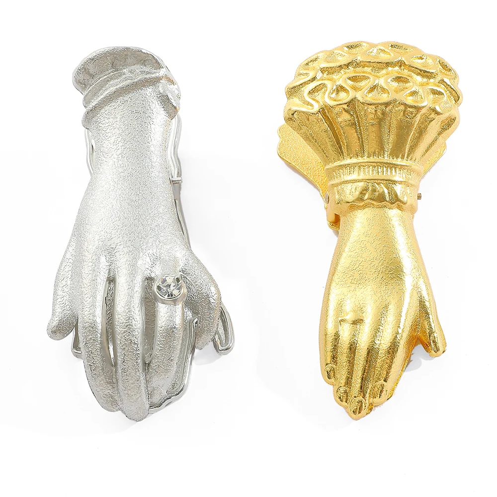 Женский зажим для книг в форме руки Винтажный блокнота металлический