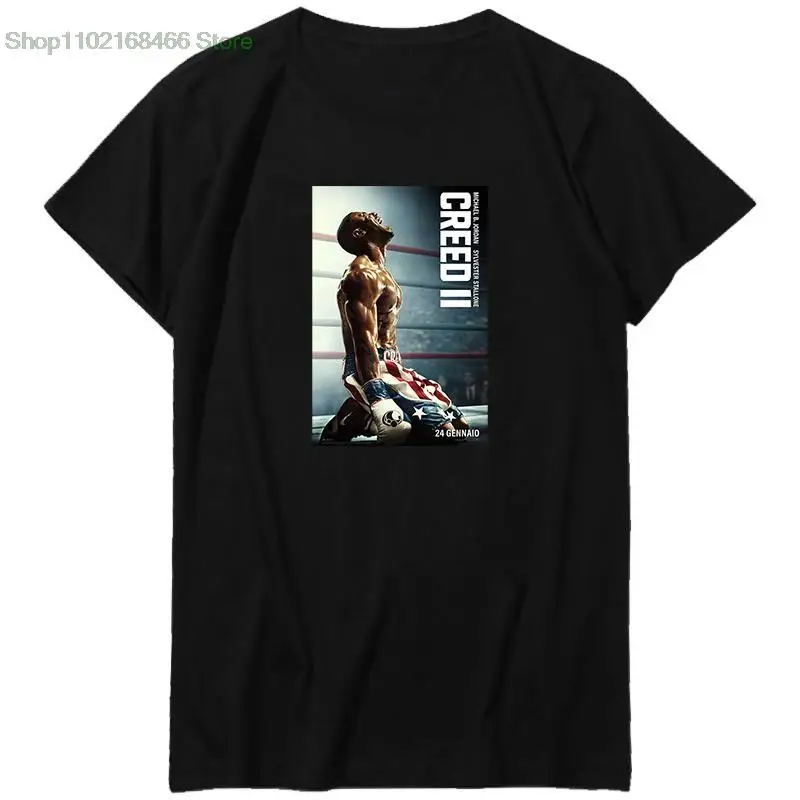 

Creed Boxing Poster graphic t shirts oversized T Shirt Short Sleeve Shirt Tees Tops Harajuku Streetwear Summer Men's clothing