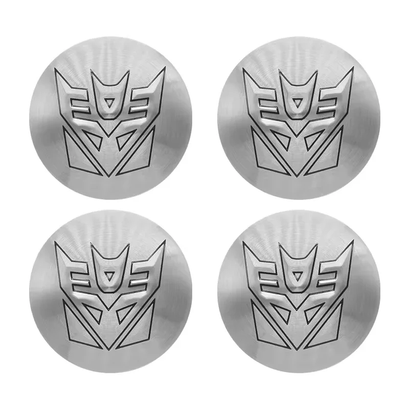 

4 шт., 56 + 60 мм, универсальная эмблема автобота, центральная ступица колеса, колпаки-трансформеры, наклейка на обод для BMW AUDI TESLA Nissan TOYOTA