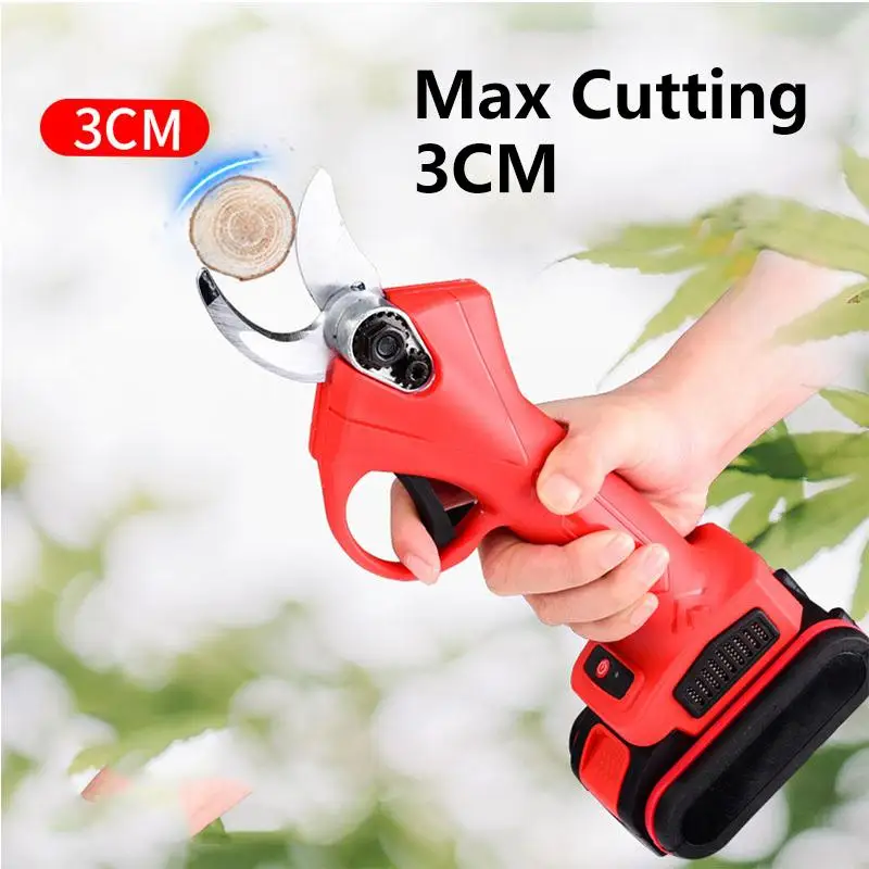 

Электрический беспроводной секатор Magnitt 48VF, секатор с литий-ионным аккумулятором 9700 мАч, эффективные обрезные ножницы для фруктовых деревьев