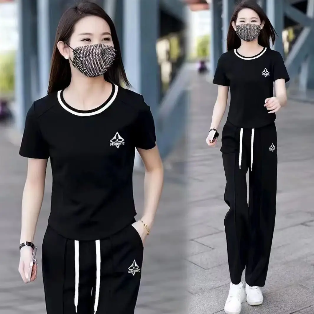 Комплект спортивной одежды для отдыха женщин Новинка Весна-Лето Модный и