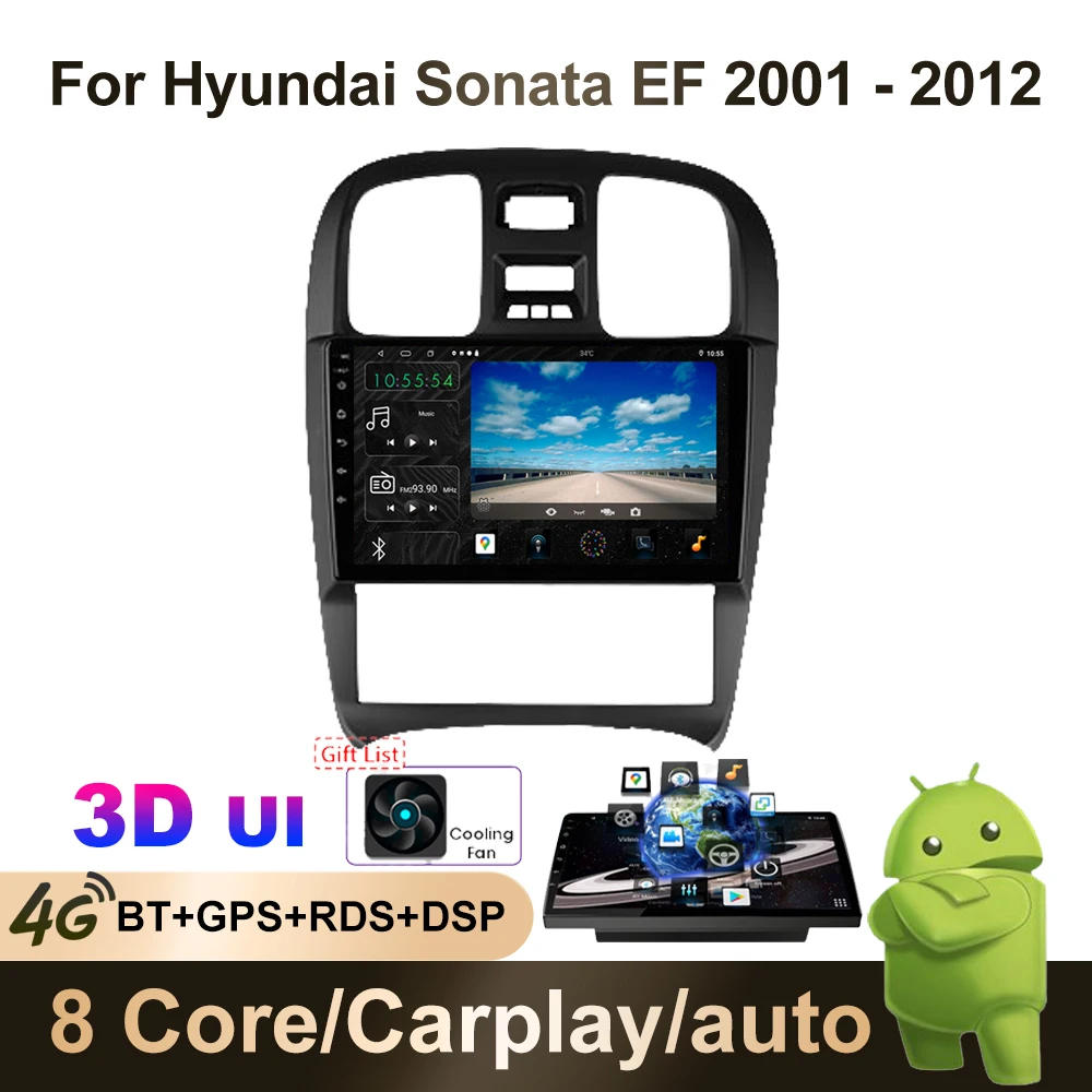 

Iorigin Android 10,0 Радио стерео для Hyundai Sonata EF 2001 - 2012 GPS навигация автомобиля мультимедиа carplay/Автомобильный плеер QLED