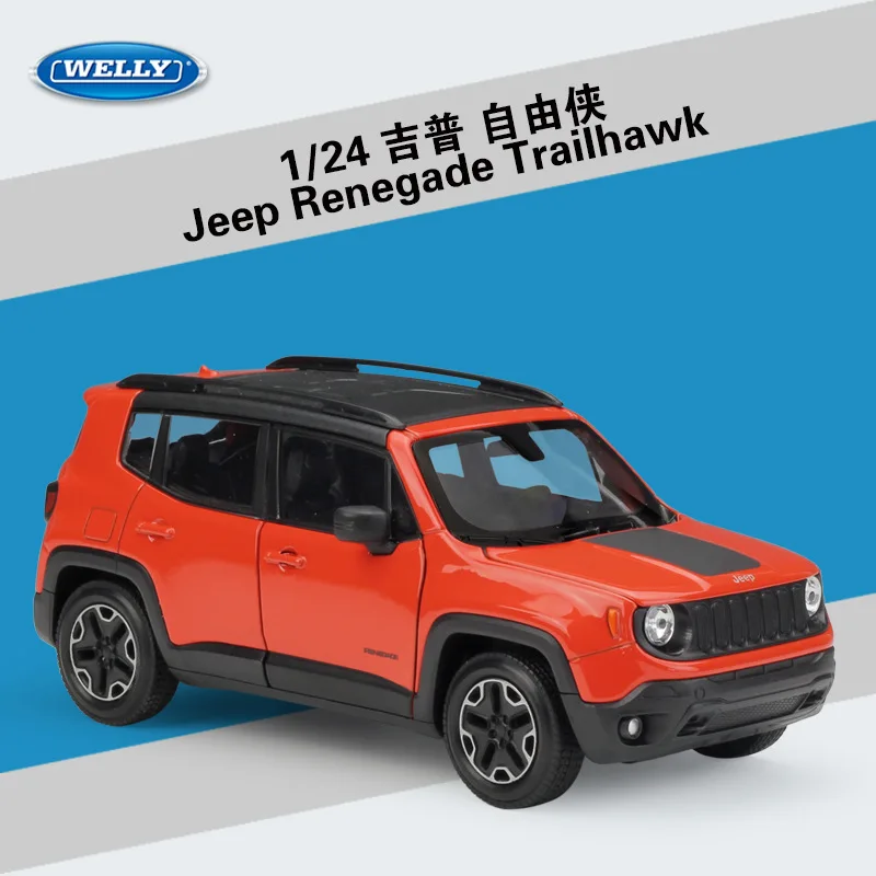 

Maisto 1:24 Jeep Renegade SUV Off-road Vehicle Static Die Cast Vehicles Collectible Model Car Toys B472