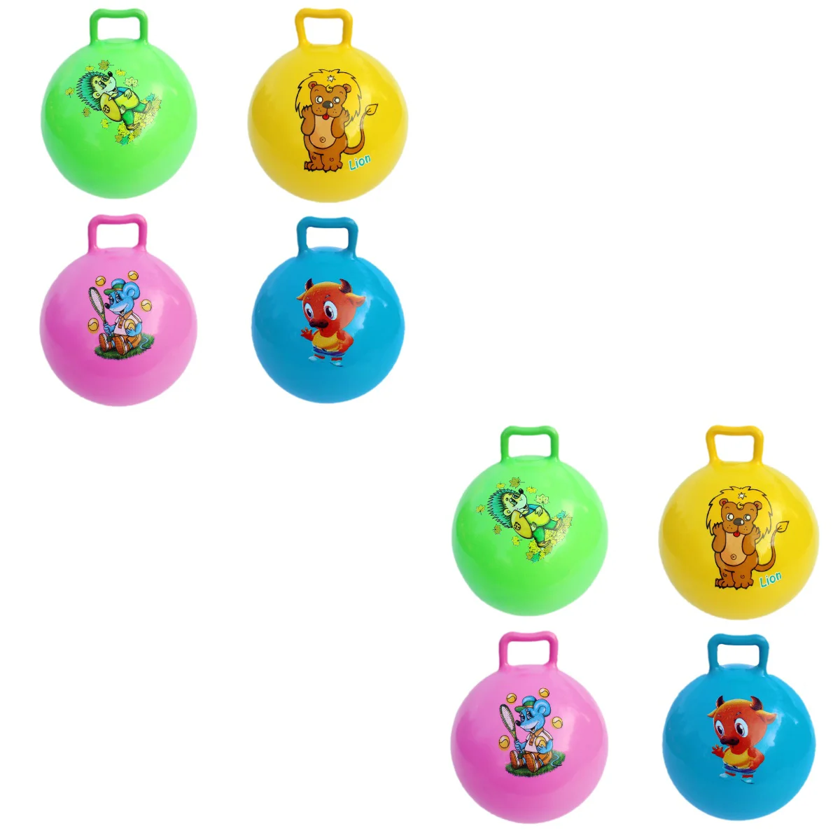 

8 pcs Bouncing Inflatable Exercise Jumping Fitness Balance Jumping for Kindergarten Children (Random Color)