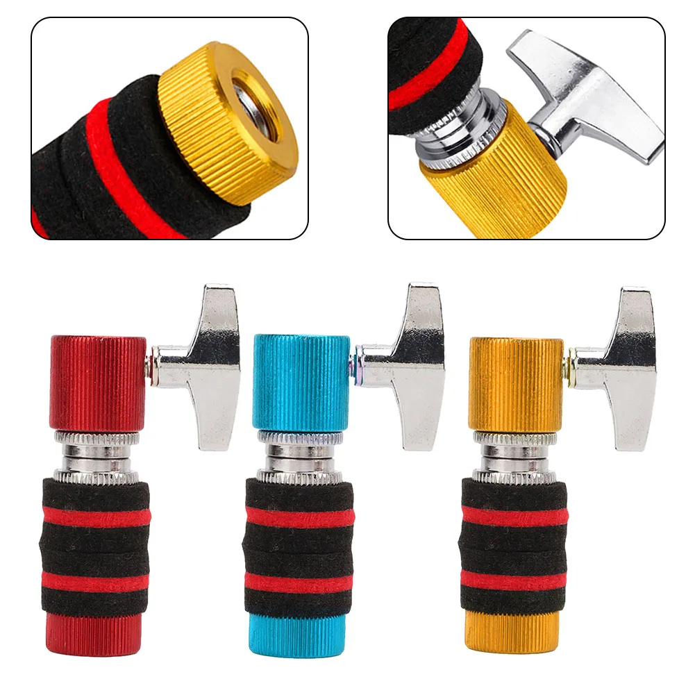 Azz Drum Hi Hat Jazz Clutch Cymbal Stand Post For Percussion Parts Anti Rust Red Yellow 1шт.