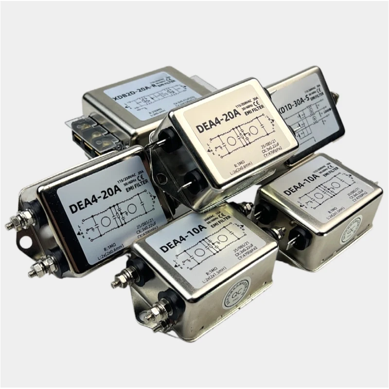 Фильтр питания 220 В 380 однофазный трехфазный очиститель электромагнитных помех