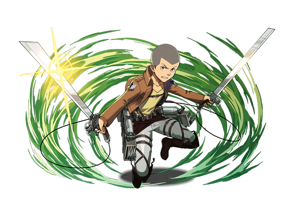 

Connie Attack on Titan Weatherproof Anime Sticker Car Decal 3",6",8" 3 sizes for choice.