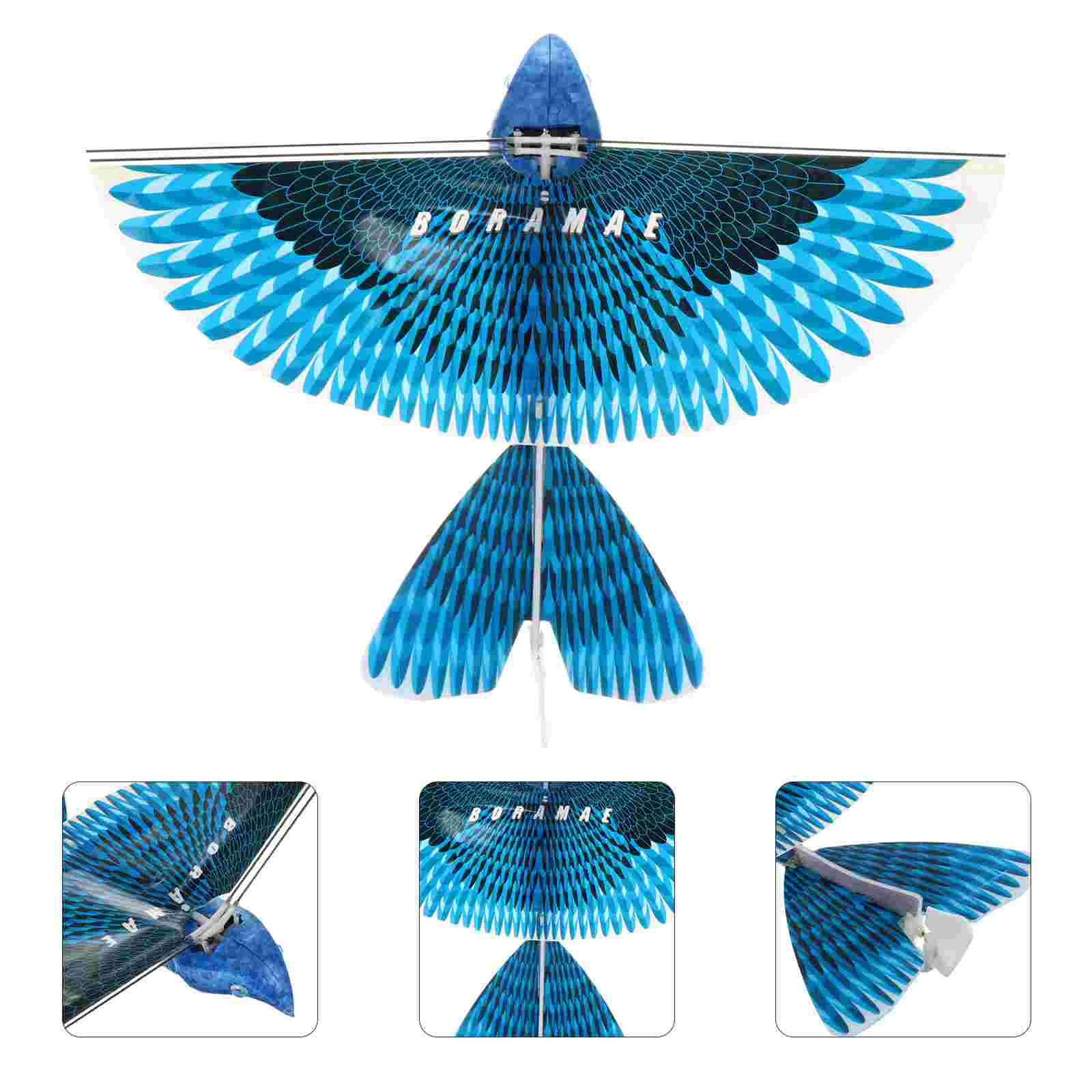 

USB Charging Flying Bird Indoor Outdoor Realistic Mechanical Bird (Blue)