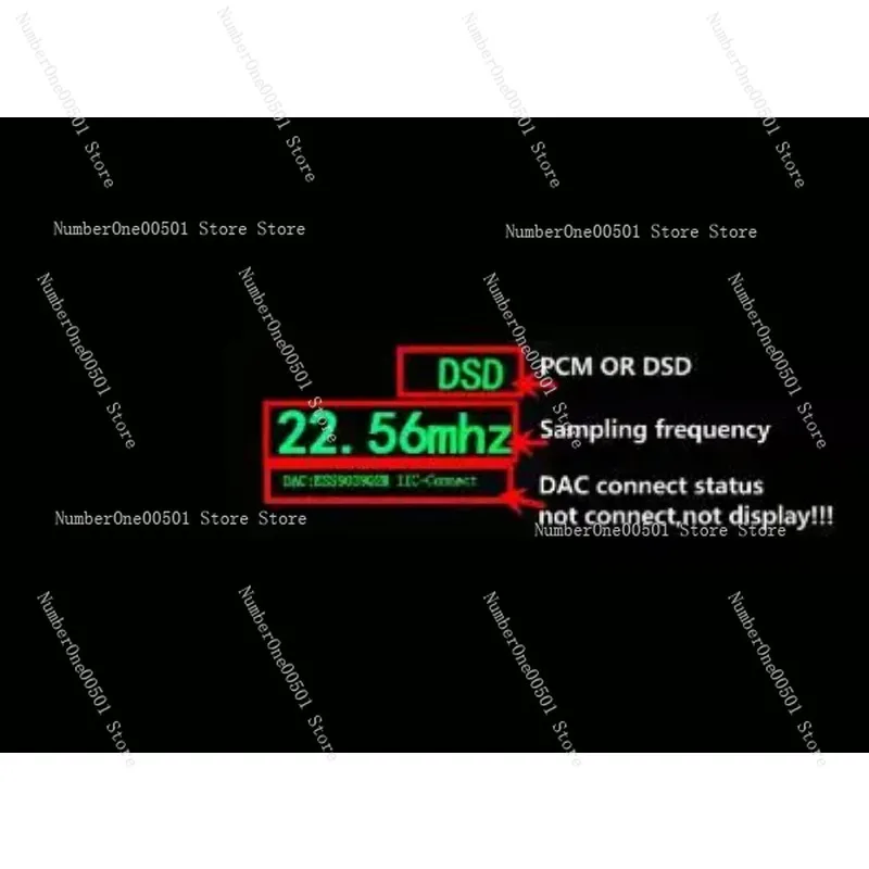 Модуль отображения частоты дискретизации аудио I2S LRCK интерфейс