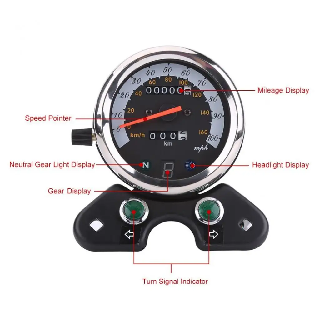 

Motorcycle Meter Gear Digital Display for CG125 racer