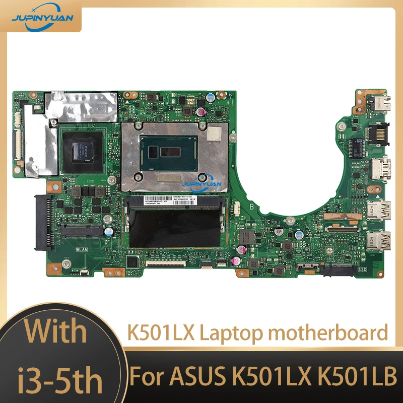 

Материнская плата Akemy K501LX для ноутбука ASUS K501LX K501LB, оригинальная материнская плата 4GB-RAM i3-5th GTX950M