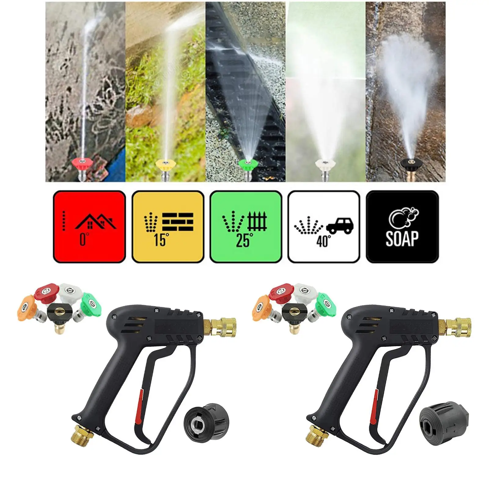 High Pressure Washer Quick Nozzles Schnelle Verbindungor for