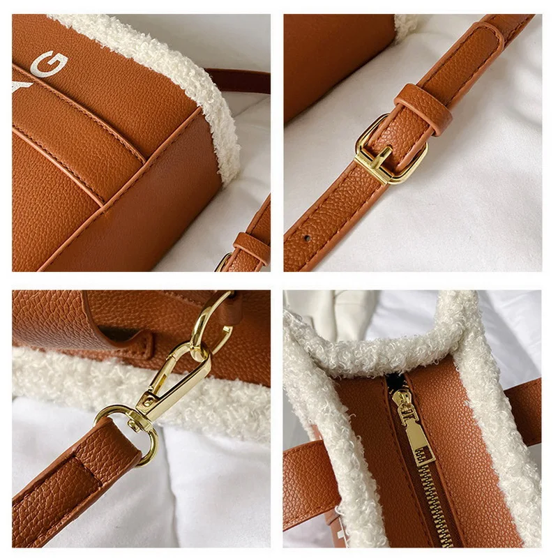 FUNMARDI Luxury Designer Handbag Women Bag PU Leather Tote Bags Brand Shoulder Bags Female High Quality Crossbody Bags WLHB3254