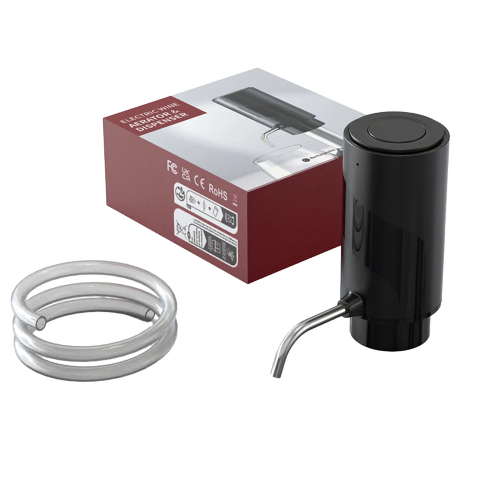 

Wine Aerator Dispenser pourer USB Electric Wine Decanter Quick Separation and Sobering up Portable and Easy to Clean