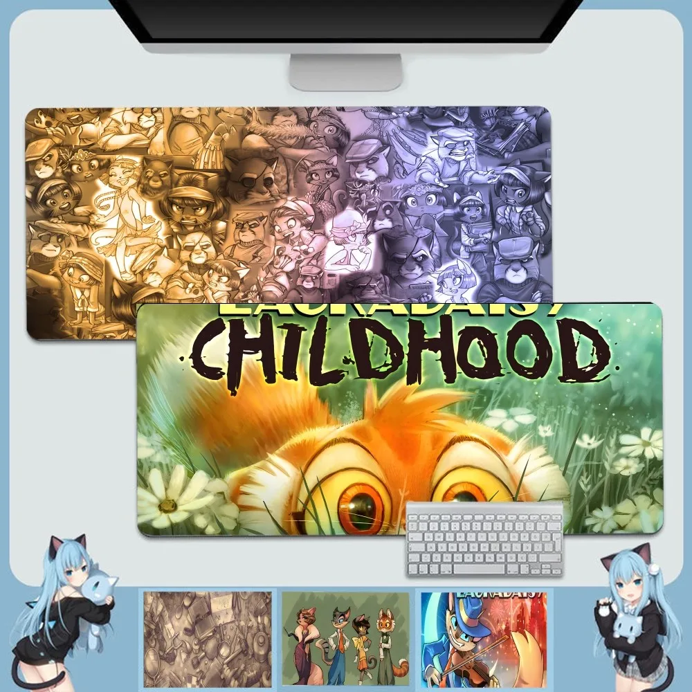 L-lackadaisyS My Favorite индивидуальный игровой коврик для мыши ноутбука размер клавиатуры