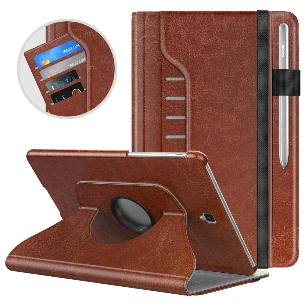 

Case for Samsung Galaxy Tab S4 10.5,[5 Angle Viewing] 360 Degree Rotating Stand Ultra Slim PU Leather Cover