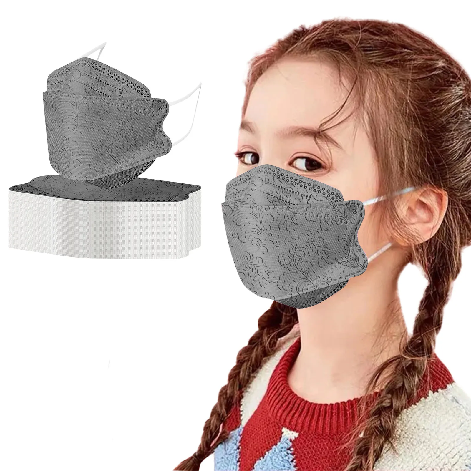 10 шт. детские маски для лица 4 слоя |