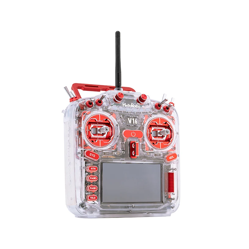 Фото HelloRadio V16R CNCMAX MAXR9 ELRS Многопротокольный передатчик Дистанционное управление EDGETX OPENTX Высокочастотная головка Сенсорный экран №3