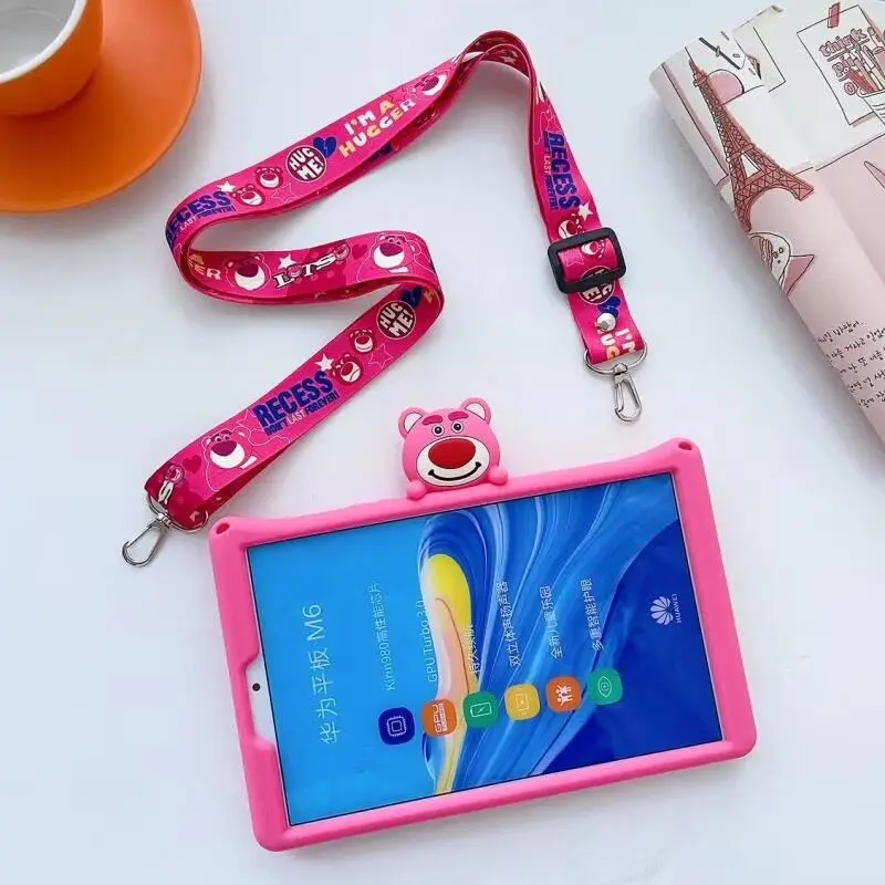 

For Huawei Mediapad T5 10.1 T5 8.0 Silicone Tablet Cover For Huawei Matepad T10 T10s M5 Lite 10.1 M6 8.4 10.8 Matepad 10.4 Case