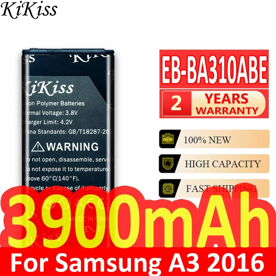 Аккумулятор KiKiss для Samsung GALAXY A3 A5 (2015 2016 2017) A300 A3000 A310 A320 A5000 A510 A5100 A520 A520F A310F A320F A510F