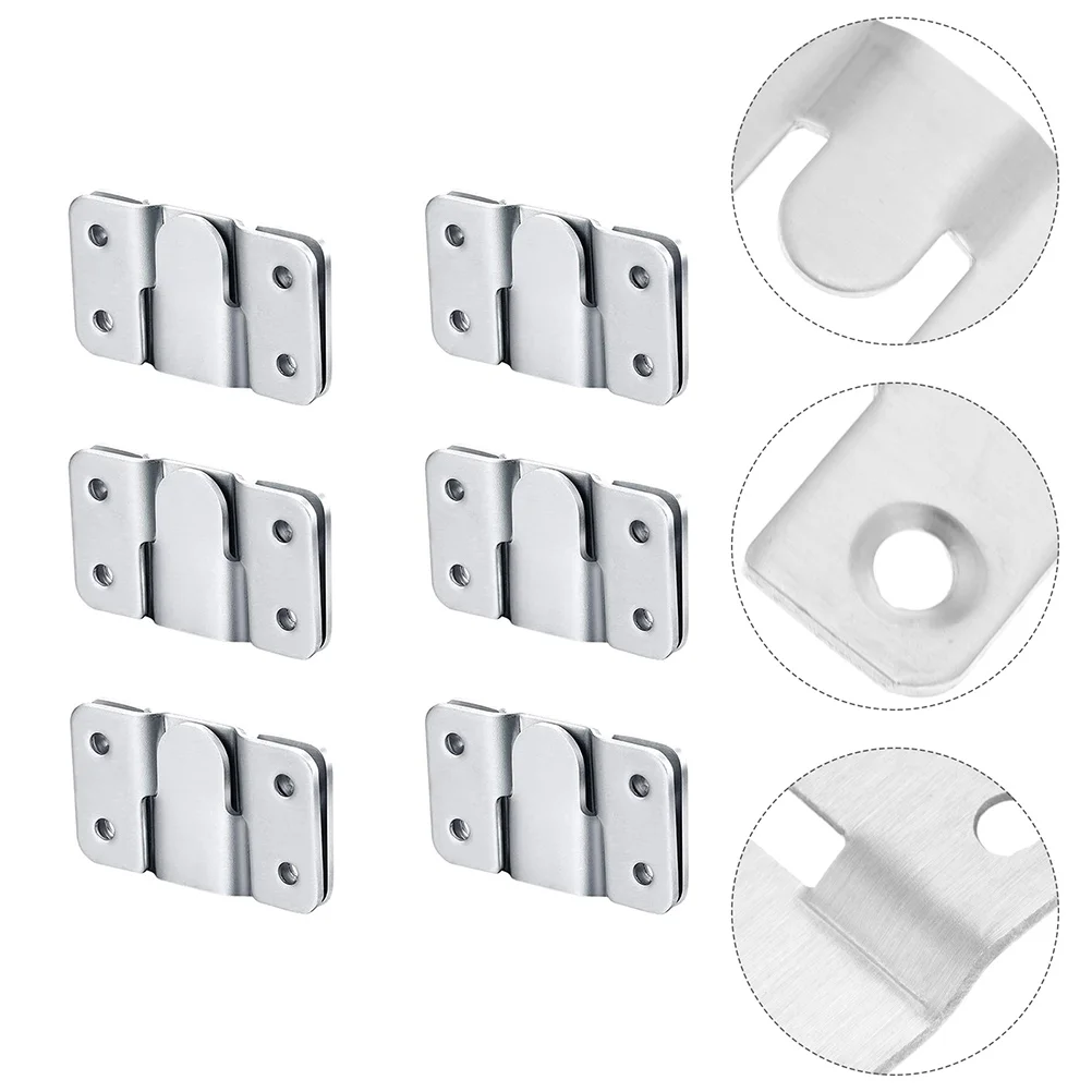 

12pcs Interlocking Photo Frame Hook Stainless Steel Interlocking Photo Wall Hangers
