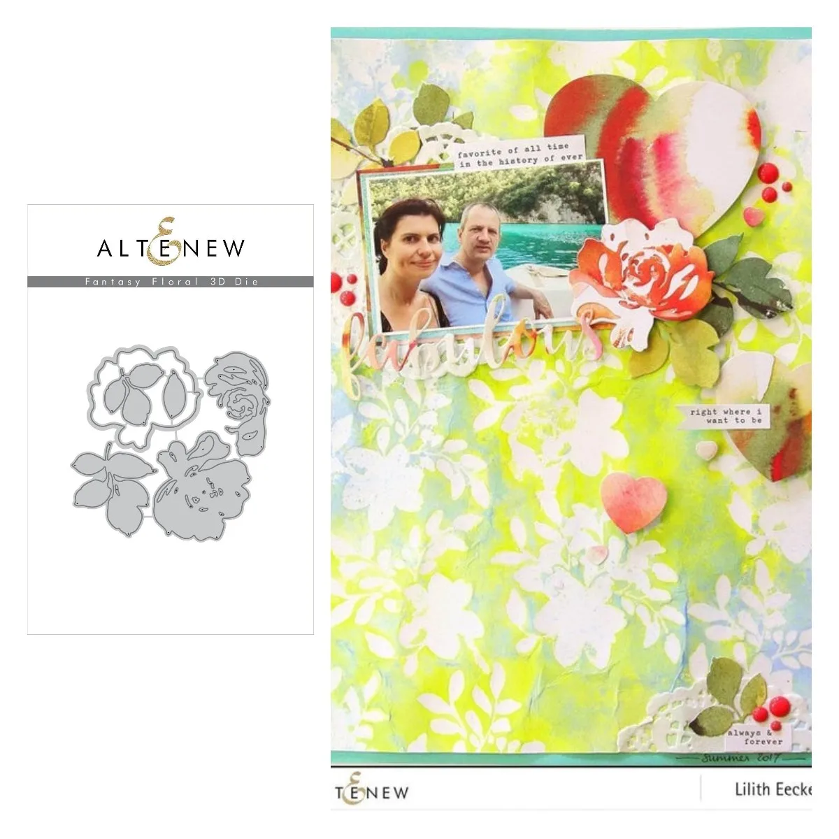 

Fantasy Floral 3D Die Set Metal Cutting Die Scrapbook Embossed Paper Card Album Craft Template New For 2022 Arrive