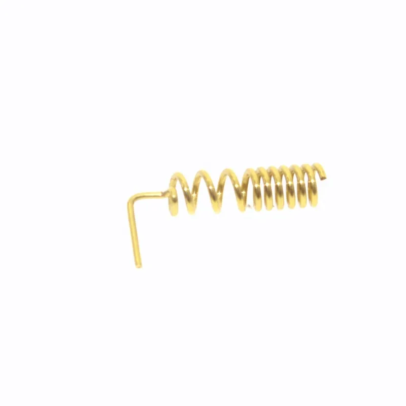 10pcs/lot GSM antenna spring 900/1800MHZ copper spiral coil winding antenna GSM antenna motherboard soldering; 0.8 x 5 x 24 mm