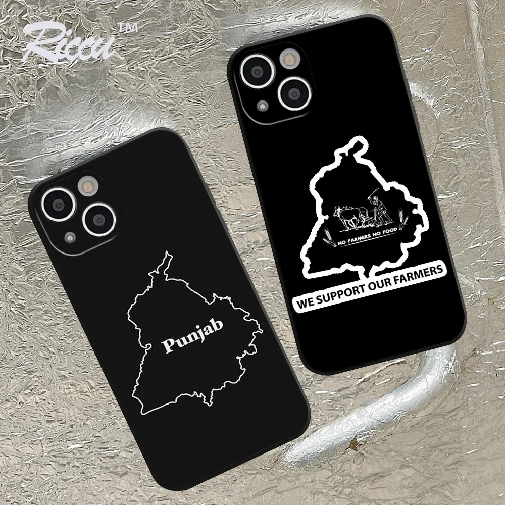 Мягкий чехол для IPhone 15 14 с картой Пенджаба для Iphone 14 11 12 Pro 8 7  Plus X 13 Pro MAX SE2020 XR XS RICCU, мягкие чехлы | AliExpress