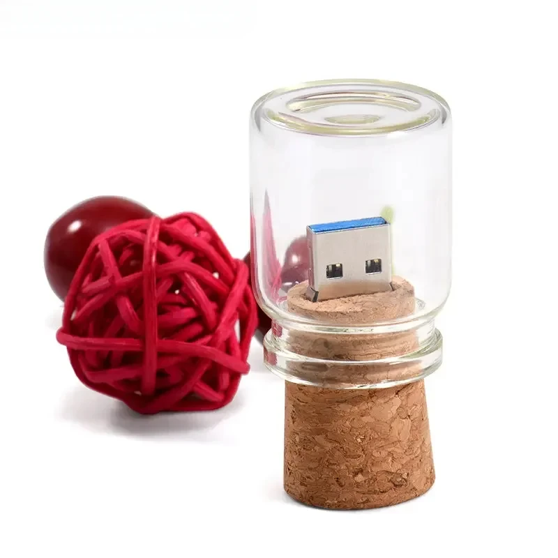 SHANDIAN USB 3 0 новый флэш-накопитель с плавающей бутылкой 16 ГБ 32 64 стеклянные U-диск