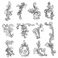 daboxibo full page flower clear stamps mold for diy scrapbooking cards making decorate crafts 2020 new arrival