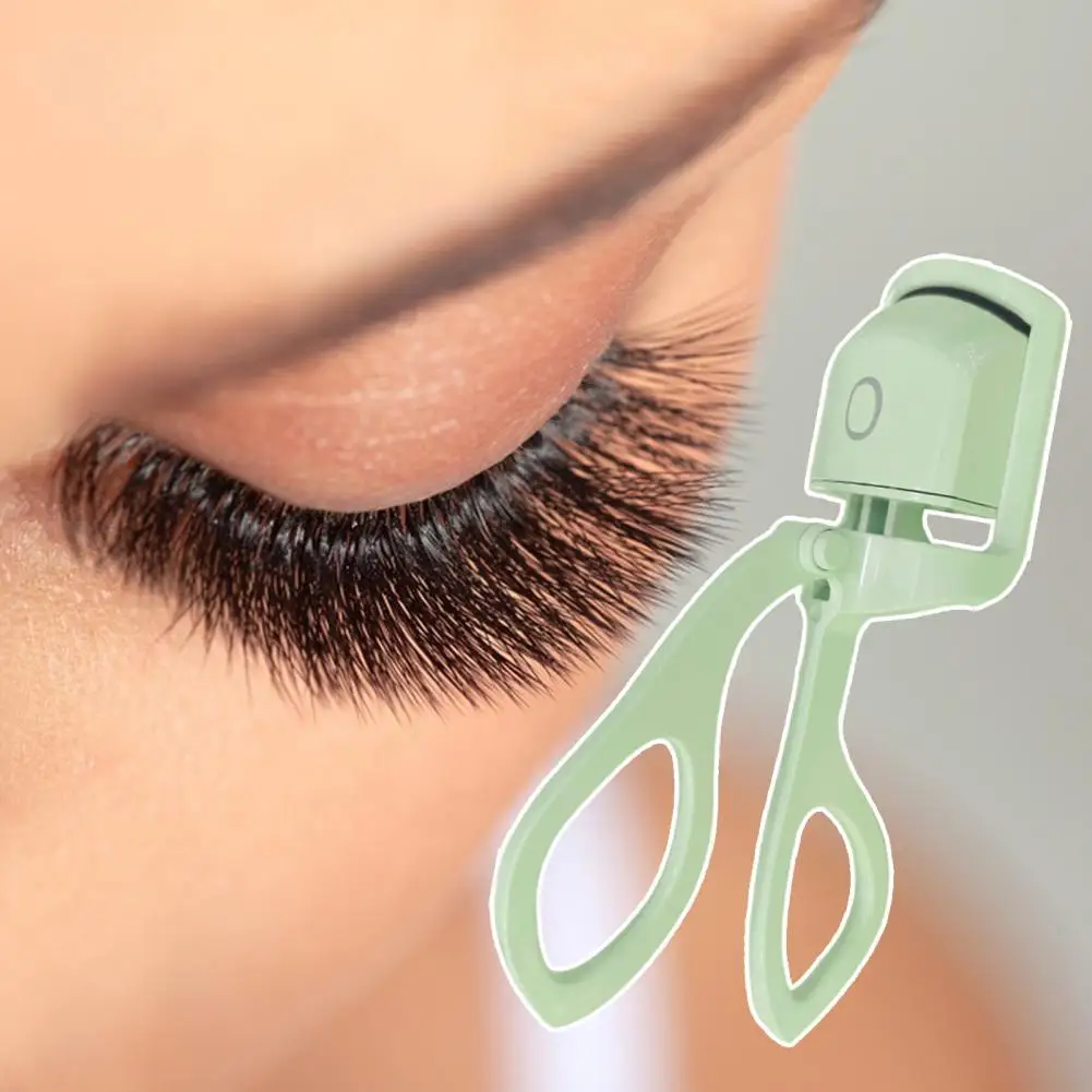

Electric Eyelash Curler Rechargeable 2 Temperature Mode Anti-scalding Long Lasting Time-saving Heated Eye Lash Clip for Girl