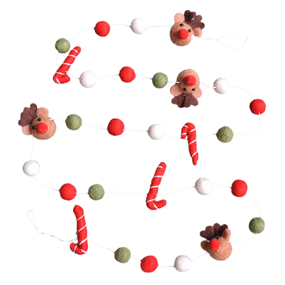

Рождественская войлочная гирлянда, подвеска в виде дерева, подвесное украшение, Женский баннер, Декоративная гирлянда